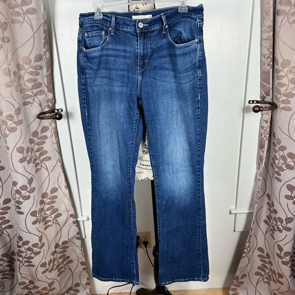 Levi’s 515 bootcut mid rise blue jeans - Picture 1 of 9